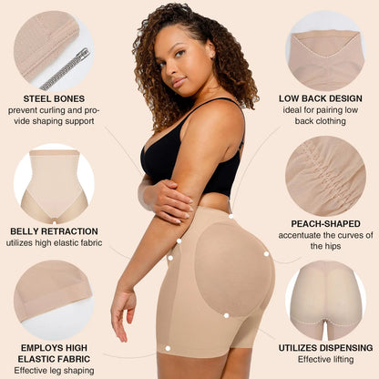Lacio®_ Mesh Low Waist Butt Lifter Short