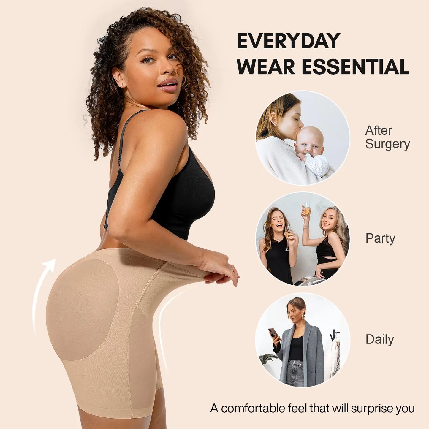 Lacio®_ Mesh Low Waist Butt Lifter Short